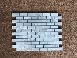 Super White Marble Polished Hexagon Mosaic Tile