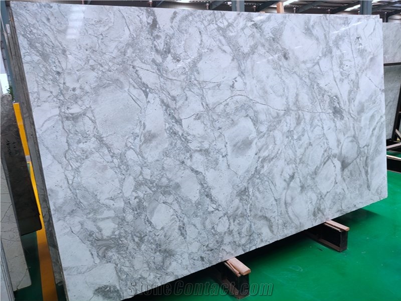 Super White Quartzite Flooring Wall Slabs