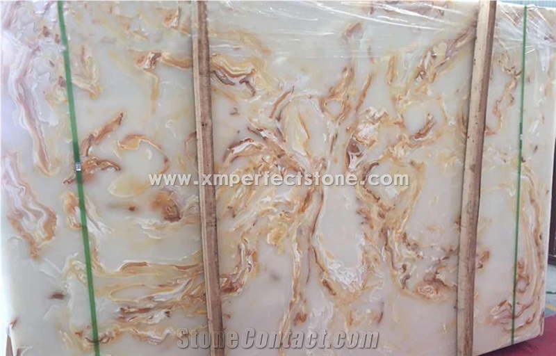 Cheap Artificial Onyx Stone Slab Price for Sell