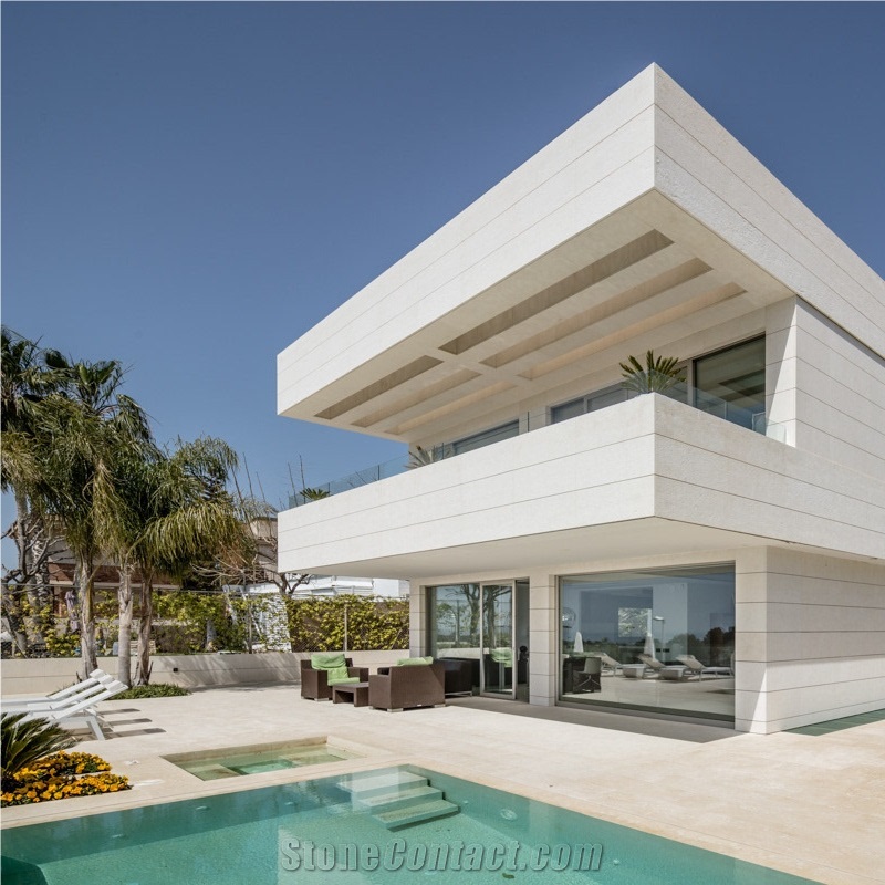 Limestone Caliza Alba Facade