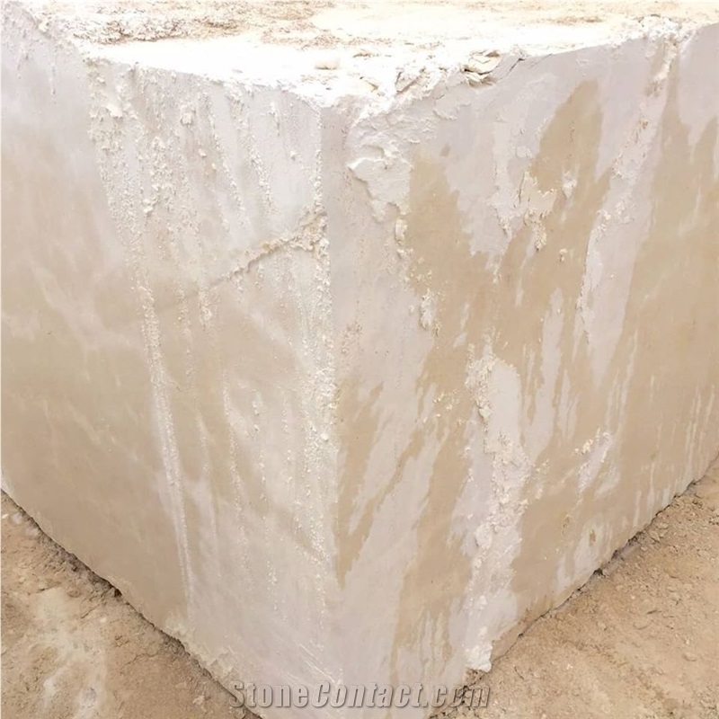 Crema Marfil Classico Raw Blocks from Own Quarry