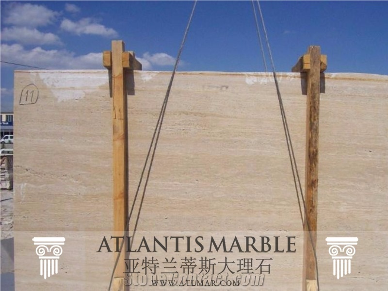 Light Travertine Blocks