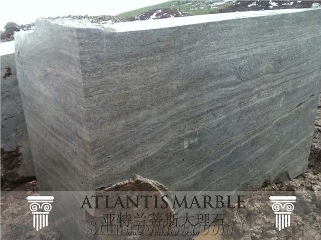 Turkish Block Slab & Export Travertine Silver