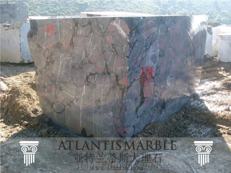 Turkish Marble Block & Slab Export / Night Rose
