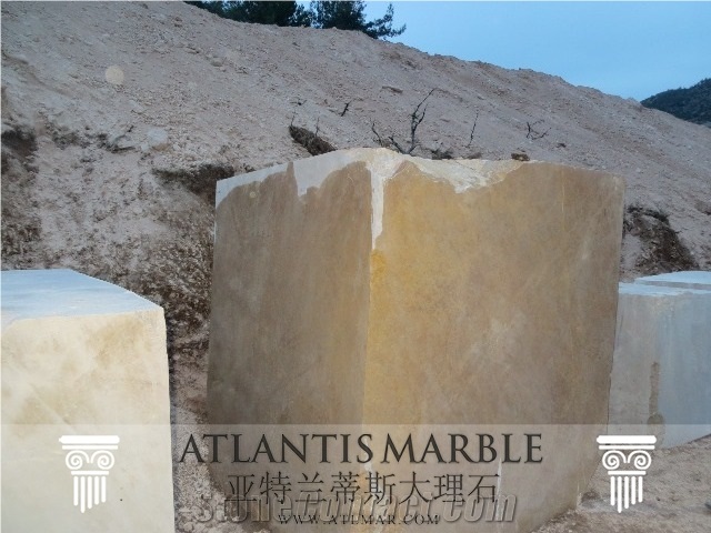 Turkish Marble Block & Slab Export / Sunset Gold Marble Block