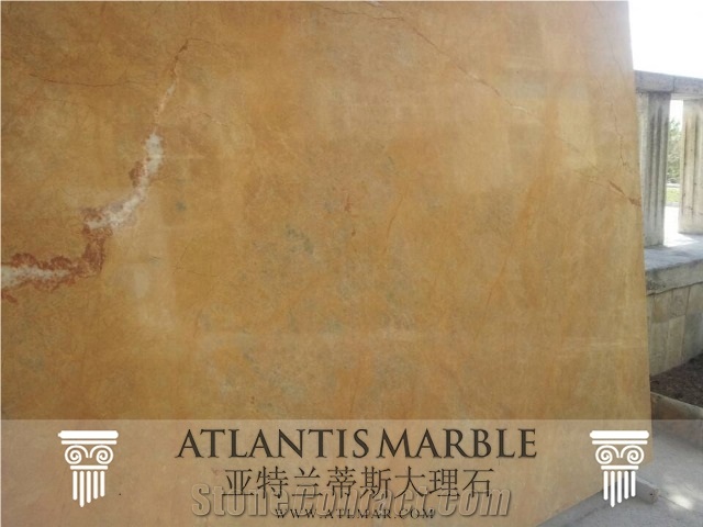 Turkish Marble Block & Slab Export / Sunset Gold Marble Block