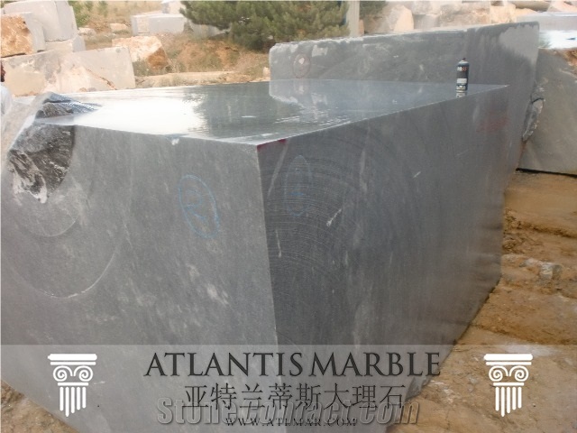 Turkish Marble Block & Slab Export / Swan Grey Marble Block