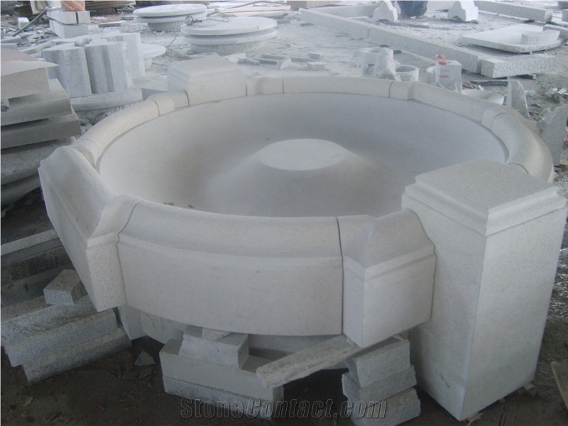 China Beige Granite Bowl, Granite Fountain