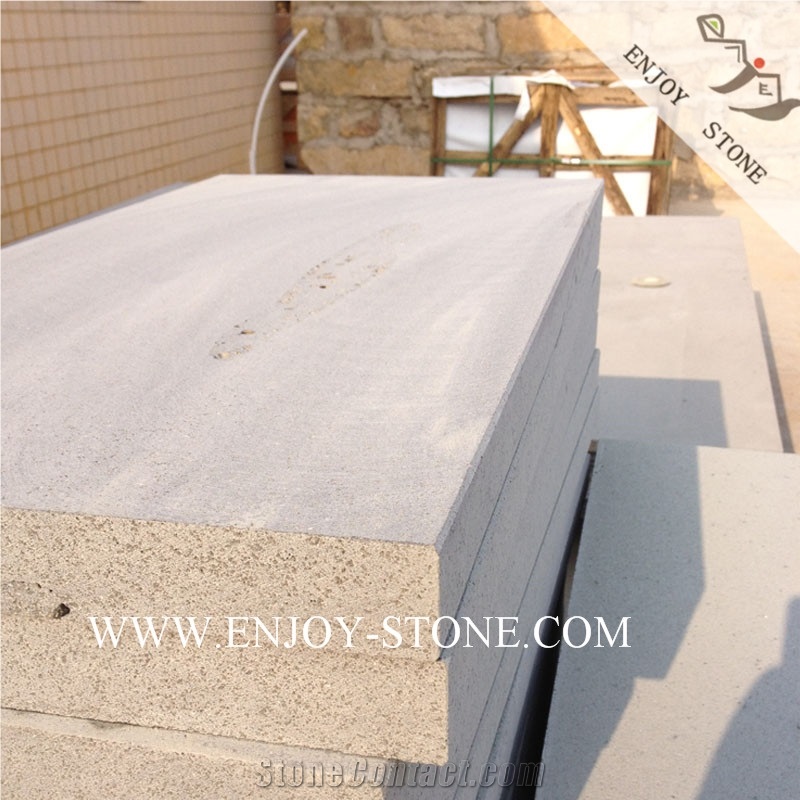 Bevel / Chamfered Edge Basalt Step Coping Tiles