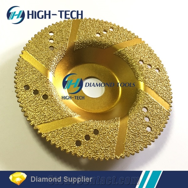 Brazed 4 Inch Marble Cutting and Grinding Blade
