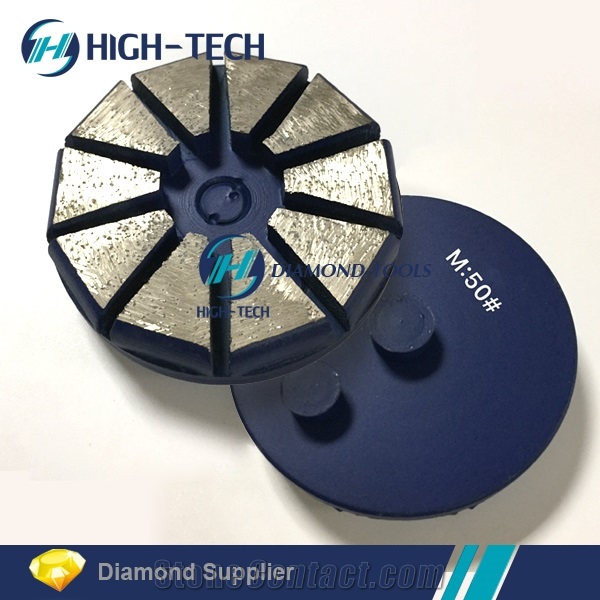 Metal 4 Inch Concrete Floor Grinding Pucks