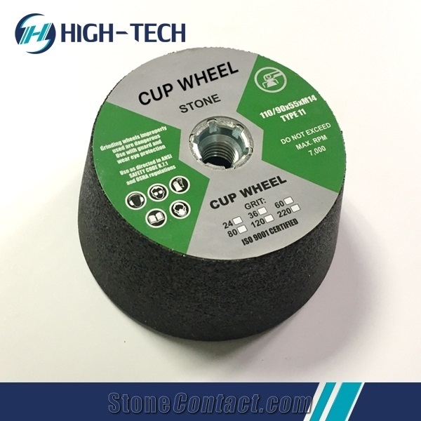 Tapered Silicon Carbide Cup Grinding Wheel