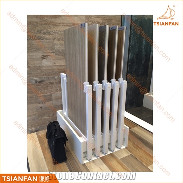 Ceramic Tile,Stone Metal Spin Sliding Display Rack