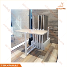 Ceramic Tile,Stone Metal Spin Sliding Display Rack