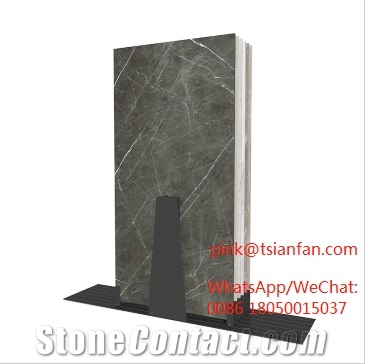 Sliding Porcelain Tile Slab Display Rack