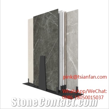 Sliding Porcelain Tile Slab Display Rack
