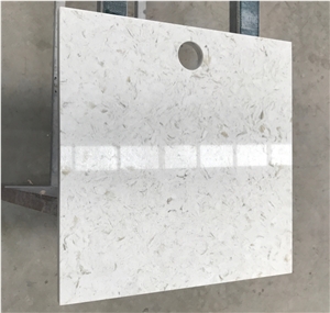 Adobe White Quartz Nightstand Hotel Furniture Top
