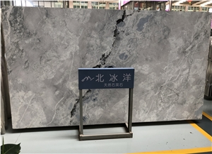 Arctic Ocean Grey Natural Quartzite Indoor Wall