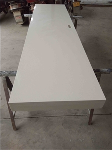Artificial Sugar White Quartz Kitchen Countertop