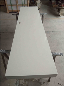 Artificial Sugar White Quartz Kitchen Countertop
