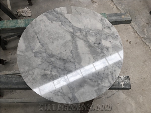 Beauty Calacatta Grey Marble Coffe Table Top
