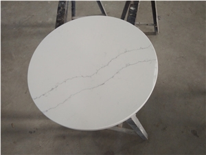 Beauty Venatino White Quartz For Nightstand Top