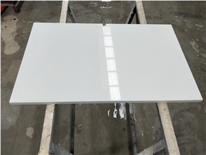 Bespoke White Quartz Hotel Large Side Table