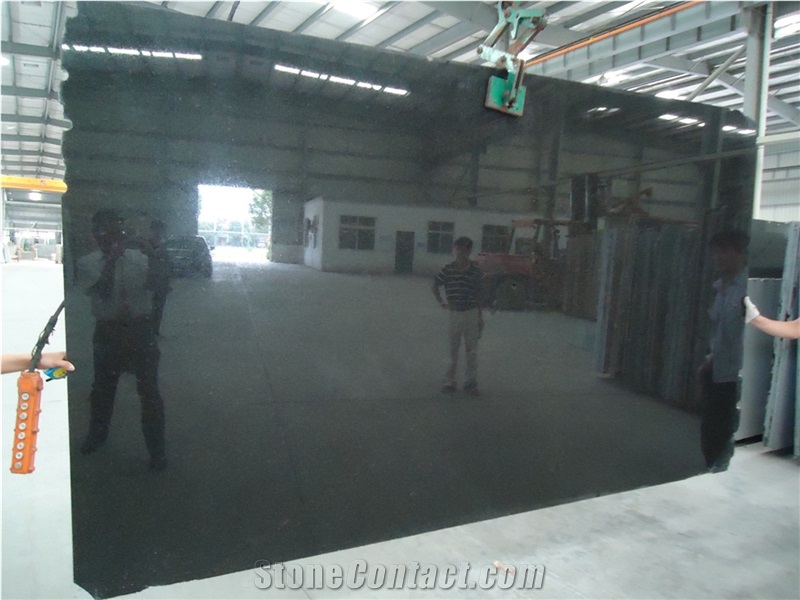 Black Pearl Granite Slabs Used for Flooring Tiles