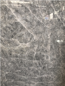Bleu Cendre Ice Blue Grey Marble Slabs Foor Wall