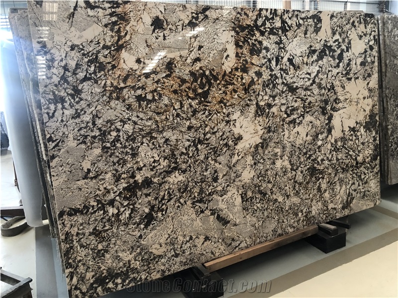 Brazil Golden Mountain Silver Fox Granite Walling