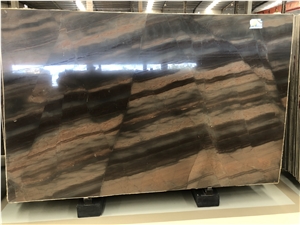 Brazil Luxury Elegant Brown Natural Quartzite Slab Brazil Luxury Elegant Brown Natural Quartzite Slab