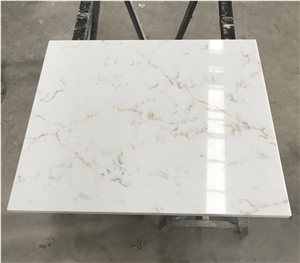 Calacatta Gold Oro Quartz End Table Tops Design