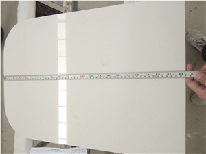 Carrara White Quartz Furniture Inlayed Table Tops