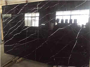 Cheap China Nero Marquina Black Marble Polished