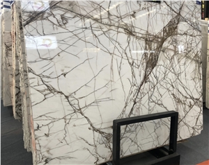 Cedar White Marble Polished Slabs Floor Tile