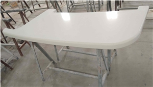 China Customized White Quartz Furniture Tops