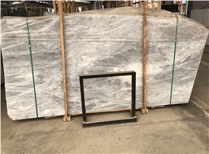 China Emperador Silver Ermine Shadow Marble Slab