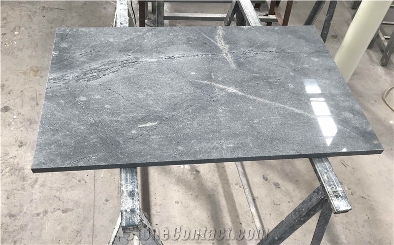 China Galaxy Grey Marble Table Tops for Restaurant