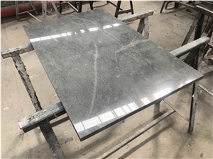 China Galaxy Grey Marble Table Tops for Restaurant