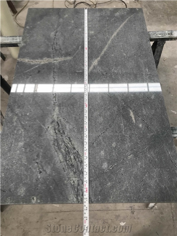 China Galaxy Grey Marble Table Tops for Restaurant