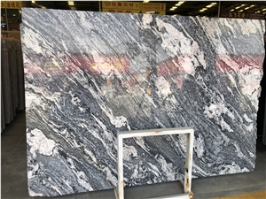 China Juparana Grey Granite Slabs Kitchen Tiles