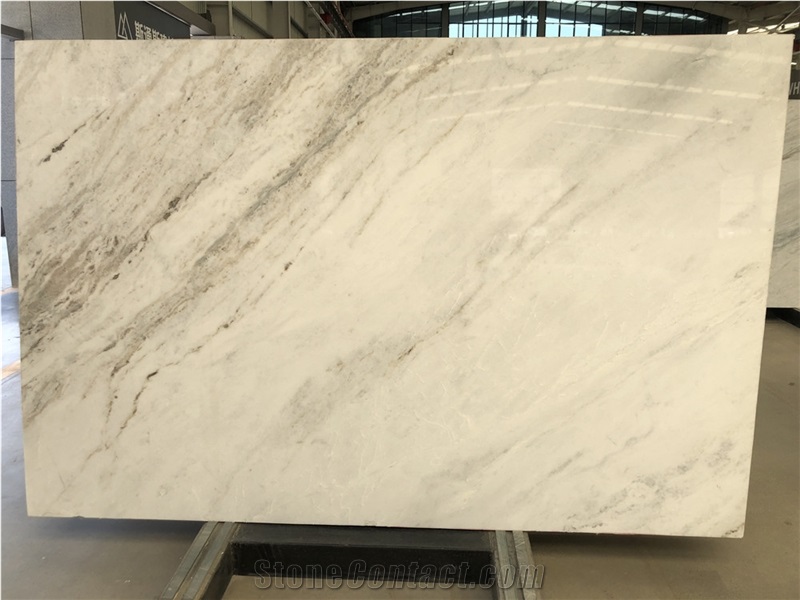 China New Jiashi White Marble Slabs Bathroom Decor