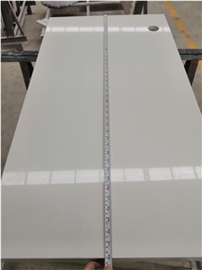 China Pure White Quartz Countertop for Hotel Room