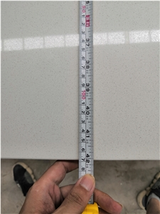 China Pure White Quartz Countertop for Hotel Room