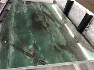 China Royal Green Onyx for Custom Table Tops