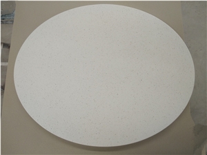Classic White Quartz for Hotel Table Top