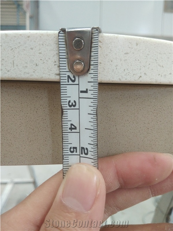 Classic White Quartz for Hotel Table Top