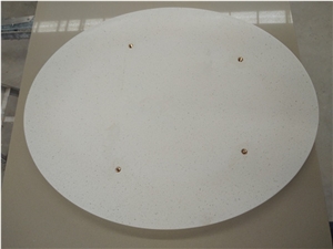 Classic White Quartz for Hotel Table Top