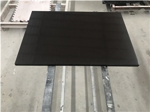 Classical Black Quartz Hotel Stone Worktop
