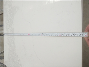 Custom Calacatta Nuvo White Quartz Furniture Desk